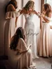 Vintage Bohemian Wedding Dresses Cotton Crochet Lace Off Shoulder Love Spell Full length Country Boho A Line Beach Bridal Gown