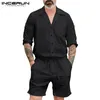 Cargo Playsuits Herren Strampler 2019 Fashion Herren Jumpsuit Langarm Cargo Harajuku Overalls Taschen Hosen Feste Lose Overalls