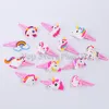 Dzieciowe metalowe metalowe klip do włosów 19 Modele Multi-Style Rainbow Horse Bransoleta Akcesoria PVC Barrettes