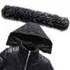 Men's Wear Clothes Hair Lead Hats Removable Man Keep Warm Hit Color Loose Coat Will Code Thickening Cotton-padded Clothes Male