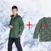 야외 M65 윈드 브레이커 라이너 울트라 라이트 코튼 라이닝 따뜻한 패딩 겨울 캠핑 사냥 등반 열 방풍 재킷