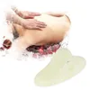 Doğal Yeşim Guasha Gua Sha Sha Toard Scraching Yüz Gözleri Kazanım Gua Sha Spa Masaj Aracı Sağlık Bakımı Güzellik Masajı