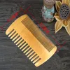 Kryptering GRATE LUTE COMB SUPER STÄNGD Tänder Båda sidor Träkam Mjölk Hårvård Styling Tools F3120