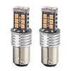 2 PZ 1157 BAY15D 15 SMD 2835 LED CANBUS NESSUN ERRORE Luce di retromarcia freno Auto Indicatori di direzione per auto Luci Lampada di coda Bianco Giallo Rosso1916703