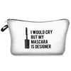 Gril Series Printing Canvas Cosmetics Bags Eyelash brush pattern Makeup Bag Travel Ladies Pouch1544974