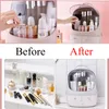 Transparent kosmetisk arrangör Creative Makeup Storage Box Portable Desktop Organizer Drawer Storage Bins Waterproof Beauty Box1278880