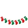 Decoraciones colgantes navideñas Pull Flags Banderín DIY Christmas Tree Deer Hanging Bunting Banner Home Decor Event Party Supplies