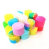 Pots en silicone Dab Wax Container 100pcs / lot 2ml Mini Concentré d'huile antiadhésif de qualité alimentaire Slick Storage Jar2405