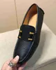 [Orignal box] lyxiga nya mens loafers skor äkta läder gommino glida på guld metall bröllop affärsklänning storlek 38-45