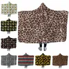 Rzuć Koczek Kocent Słonecznik Dzieci Koce Noszone Koc Polarowy Baby Cape Boże Narodzenie Prezent Leopard Sunflower 18 Design 10 sztuk DW4278