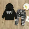 2st Toddler Baby Boys Hip Hop Tops Tshirt Camo Pants Outfits Set Clothes9510153