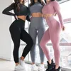 Leggings taille haute sans couture pour femmes, pantalon de Sport Push Up, de Fitness, de course à pied, de Yoga, vêtements de gymnastique pour filles