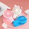 new colorful Cartoon USB mini portable fan Multi-level wind folding lithium battery fan small fan dhl free