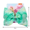 JOJO Siwa nœuds de cheveux 16 modèles Styles de flocon de neige Jojo nœuds avec pince accessoires de cheveux pour les filles 8 pouces grand nœud de cheveux SS127