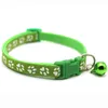 12 Colors Pet Collar With Bell Adjustable Buckle Safety Leashes Small Cat Dog Puppy Neck Collars Leash Product VT0834