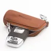 Moda Portátil Genuine Leather Mini Bolso Tampa Para Airpods Fone de Ouvido Protetor Case Simples Carregando Chaves Do Carro Coin Coin Bolsa De Vote