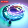 2M 144 LEDs/Pixel/m APA102 Smart LED Pixel Strip Light 5050 SMD RGB LED adressierbar, DATEN und UHR separat DC5V Nicht wasserdicht, schwarze Leiterplatte