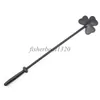 Bondage Frusta dritta a 3 foglie Flogger Cavallo Kinky Riding Crop Roleplay Clover Toy Slave AU653