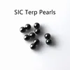 Nieuwe 6 mm siliciumcarbide TERP Pearls kralen Plaats geschikt voor afgeschuinde rand Quartz Banger 10mm 14 mm 18 mm nagels glazen bongs dab rigs