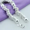 Nieuwe collectie 925 zilveren kleur charme armbanden fijne sieraden manchet armband voor vrouwen mannen WY1360
