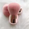 Manicure Nail Cleaning Stof Borstel Tool Multifunctionele Foundation Pink Color Brush Mushroom Style Make Up Borstels