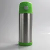 350ml Stainless Steel Vacuum Flask Kids Tumbler Thermal Bottle Insulated Bounce Cover Cup with Lid and Straw Travel Mug Coffee Cup Z11