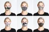 Masque facial en coton élégant imprimé Animal léopard guépard zèbre Camouflage Double couches visage bouche couverture lavable réutilisable