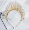 Mode handgefertigte österreichische Kristall Hochzeit Tiaras und Kronen Haarschmuck Brautkopfbewegungen für Brautbrautjungfern JCI1229031473