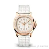 Trendy fashion ladies watch imported quartz 35mm elegant quartz hot sale rose gold diamond rubber female watch waterproof diving watch