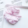 فرق امرأة فتاة سيدة الشيفون الشعر Scrunchy حلقة الشعر مطاطا الكرة الرياضة الرقص scrunchie لينة scrunchie لالشعر Hairband 20PCS FJ3357