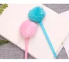 1pcs Creative Modeling Color Hair Ballpoint Pen Mite Modeling Студент офис фирменный шар