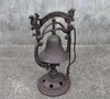 Rustic Brown Table Hand Bell Handbell Cast Iron Decorative Squirrel Standing Restaurant Bar Pub el Party Service Supply9149141