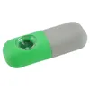 Silicone Capsule Style Pipe With Glass Screen bowl 4 Inch Smoking Tobacco Herb Pipe in stock