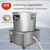 En Çok Satıcı Yüksek Kaliteli Paslanmaz Çelik Endüstriyel Meyve Sebzeleri Santrifüj Susuzlaştırma Dehidratör Sebze Dehidrasyon Makinesi Dehidra