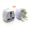 Universal eua reino unido au para ue plug eua para euro europa viagem parede ac carregador de energia tomada adaptador conversor soquete cor branca