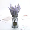 10pcs / lot plástico Lavender Home acessórios decorativos exibição falso casamento Simulação Flores 5 garfo Lavender Flores