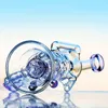 Unquine hookah Shape Lavender purple Water Bongs Special Dab Rigs Glass Water Pipes Smoking Hookahs with 14mm Banger In STOCK