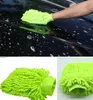 4 stücke Mikrofaser Auto Fenster Waschen Zu Hause Reinigungstuch Duster Handtücher Handschuhe Auto Pinsel Reiniger Wolle Weiche Motorrad Waschmaschine Care337T