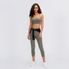 sportbeha sportkleding dames 8-lijns sexy backless van lu yoga-outfits sport effen kleur push-up kruisbeha's