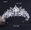 ニュージルコン3ピースの結婚式の花嫁のジュエリーセット（クラウン+イヤリング+ネックレス）クリスタルデザイン結婚式パーティーアクセサリー送料無料ボックス