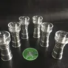 4 in 1 Domeless Titanium 네일 대 버 도구 유니버설 티타늄 GR2 손톱 14 mm 18 mm 조인트 액세서리 쿼츠 접시