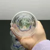 Курящая труба мини -кальян стеклянные бонги красочная металлическая форма Большой живот красочный шариковый фильтр стеклян
