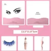 New 3D color Magnet Eyelash Magnetic Liquid Eyeliner Magnetic False Eyelashes Tweezer Set Waterproof Long Lasting Eyelash DHL2915309