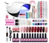 Gel Polska Nail Art Manicure Tools Kit UV LED Nail Lamp Dryer Colors Nail Polish DIY Tools