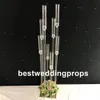 New style Height acrylic crystal Hurricane 10 arms /6 arms crystal wedding centrepiece candelabra best01075