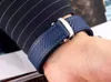 Lüks Erkekler İzle 41.5mm Safir Renkler İsteğe Şık Gentleman Of Otomatik Hareketi Geri Koaksiyel Kauçuk Watchband değişkelerden Dial