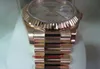 Hoge kwaliteit polshorloges herenhorloge II 218238 President Solid 18k geel goud 41mm zilver Romeinse nieuwe met doos