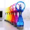 Water Spray Cool Fan Handheld Electric Mini Fan Portable Summer Cool Mist Maker Fans Party Favor OOA80191427008