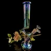 Reanice Hookah Vidro Fumo Tubulação Bongo Quartz em Bongs Grosso Recycler Percoladores Fumar Slides Slides Telas Conjunta Haste Bubbler Tubos Tubos Filtros Filtros