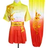 Chinesische Wushu -Uniform Kungfu Kleidung Kampfsportanzug Taolu Outfit traditionelle Routine Kostüm Stick für Männer Frauen Jungen Mädchen K4205744